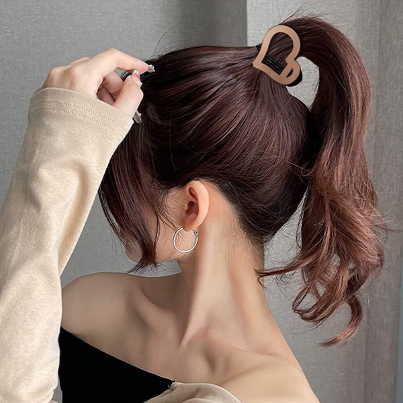 FAMEZA 8-Piece Small Hair Claw Clips Set for Women & Girls - Mini Hair Clips with Strong Hold, Matte Finish (2 Styles) - Perfect for Thin & Thick Hair - Great for School, Work, Gym & Everyday Styling