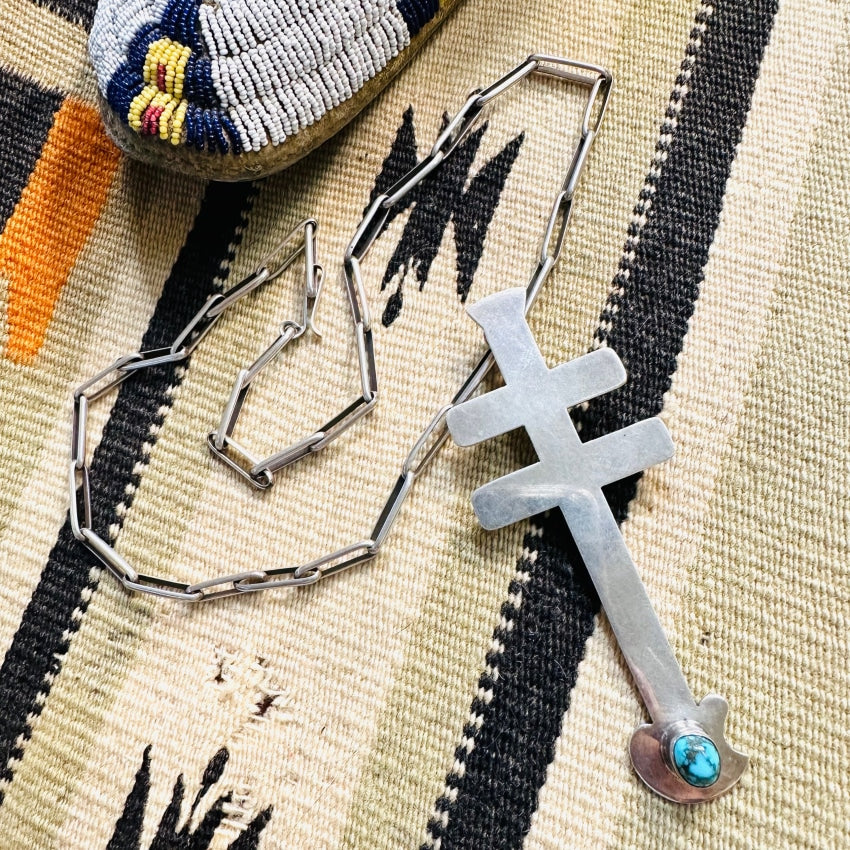 Sterling Silver Turquoise Dragonfly Cross Pendant Necklace for Women - Handmade Jewelry Gift for Birthday, Christmas, Anniversary - Boho Chic Style Accessory for Everyday Wear or Special Occasions