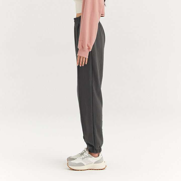 Stylish Women's Pintuck Jogger Pants - Comfortable High Waisted Lounge Pants for Yoga, Running & Casual Wear | Trendy Elastic Waist Tapered Leg Sweatpants