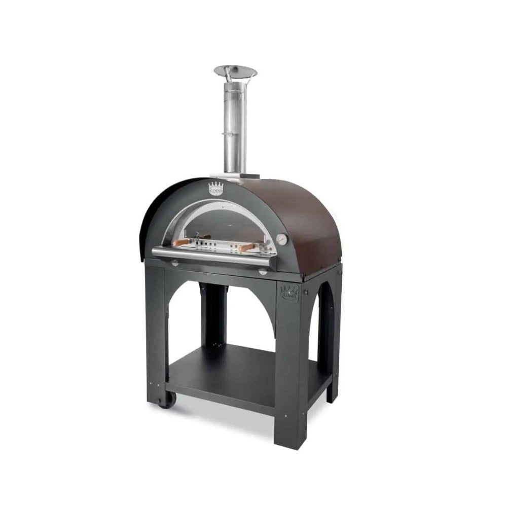 Clementi PULCINELLA 6080 40-Inch Wood Fired Pizza Oven - Outdoor Brick Oven for Authentic Italian Pizza, Bread & Roasting - Perfect for Backyard, Patio & Restaurant Use
