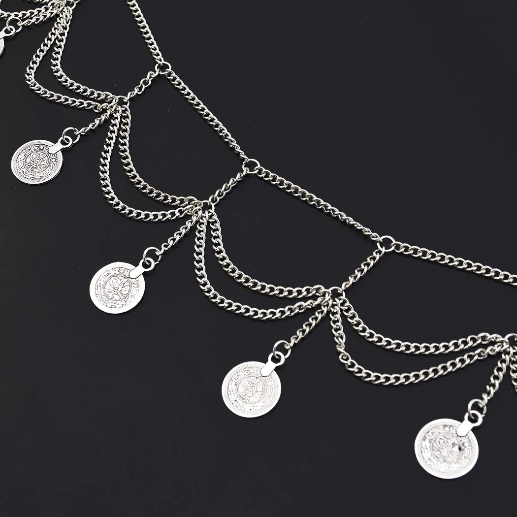 Vintage Hollow Carving Rhinestone Crystal Body Chain Jewelry - Waist Chain for Women, Summer Beach Party Accessories, Boho Fashion Statement