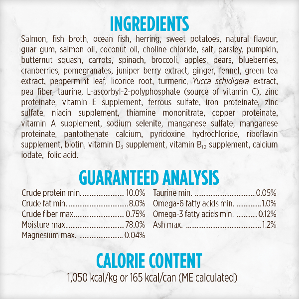 Nutrience Grain Free Ocean Fish Pate Canned Cat Food - High Protein Wet Cat Food for Adult & Senior Cats - Perfect for Picky Eaters & Digestive Health