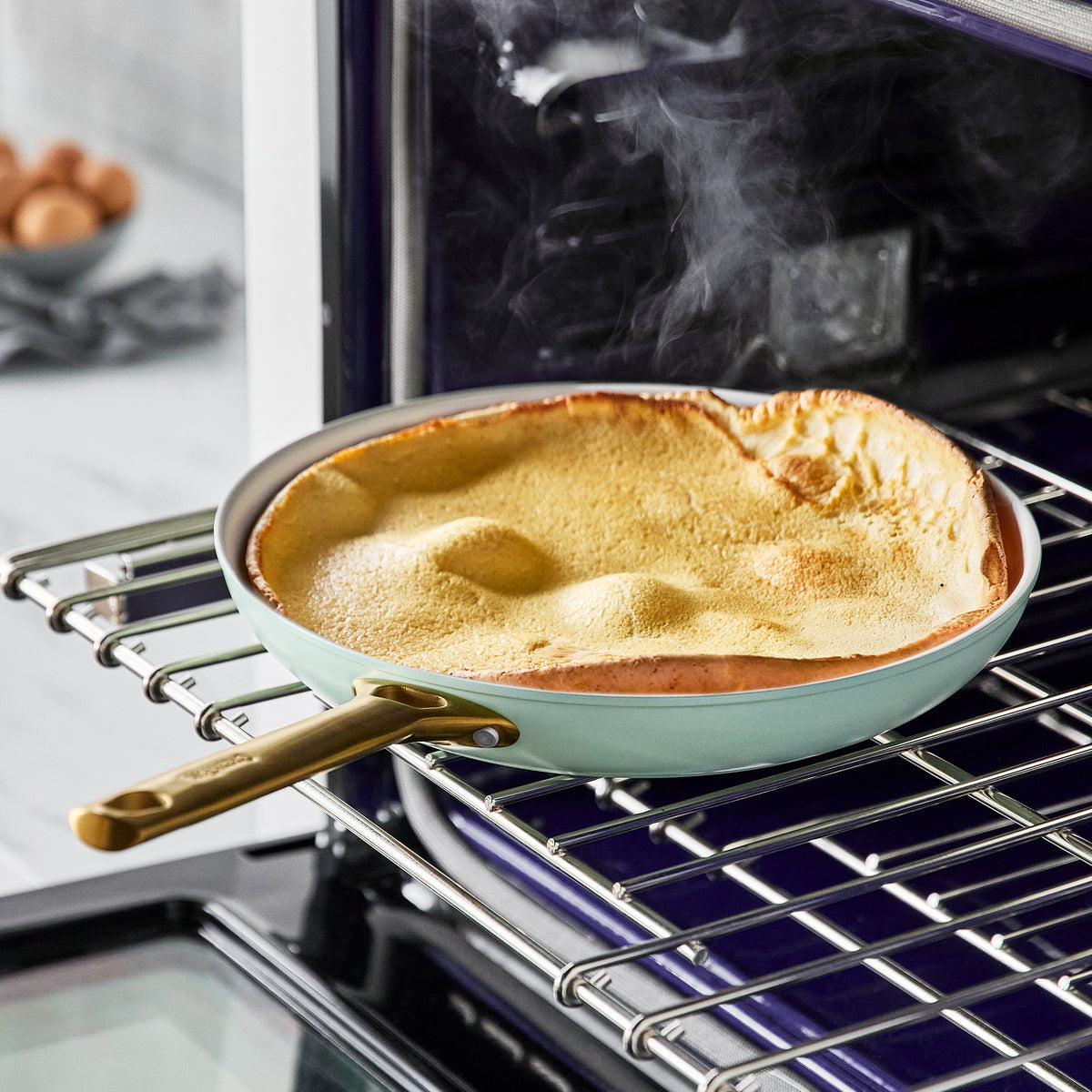 Premium Reserve Ceramic Nonstick 10 & 12 Inch Fry Pan Set - Healthy Cooking, Easy Clean | Perfect for Sauteing, Frying & Everyday Meals | Julep