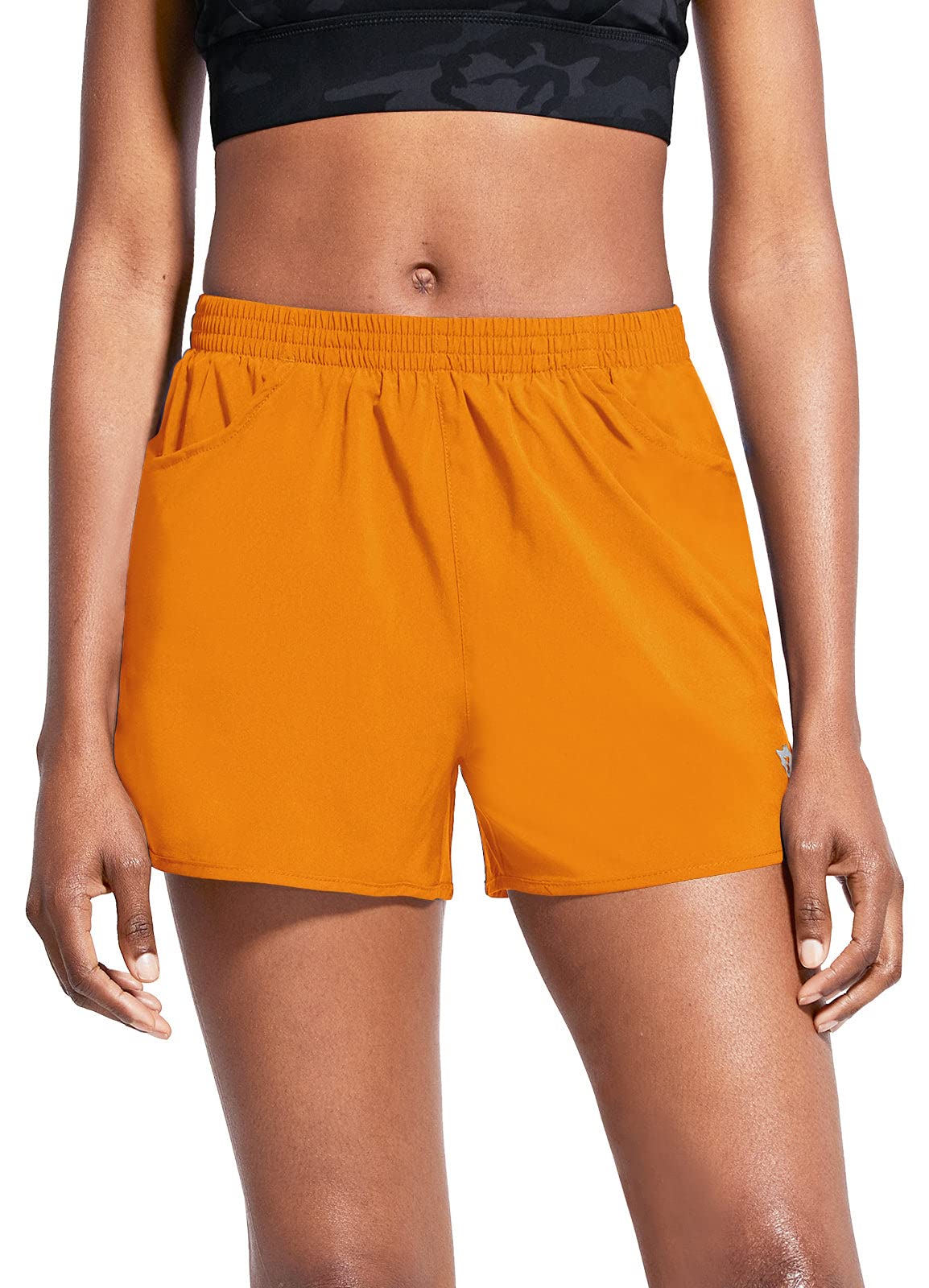 BALEAF Women's 3 Inch Running Shorts Quick Dry Athletic Gym Workout Shorts with Pockets - Perfect for Jogging, Yoga, and Outdoor Activities