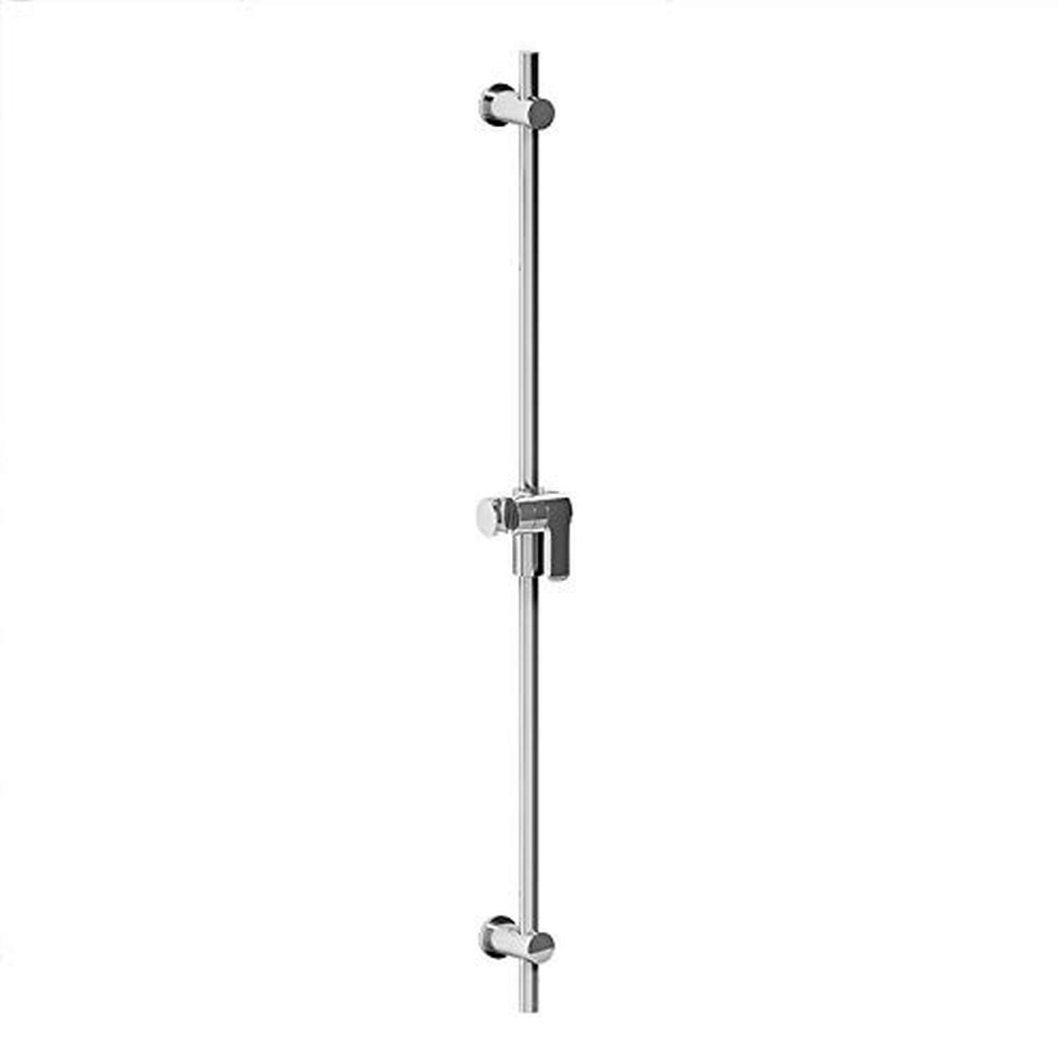 Riobel 4842C Chrome Shower Rail System Without Hand Shower - Perfect for Modern Bathroom Renovations & Spa-Like Shower Experiences