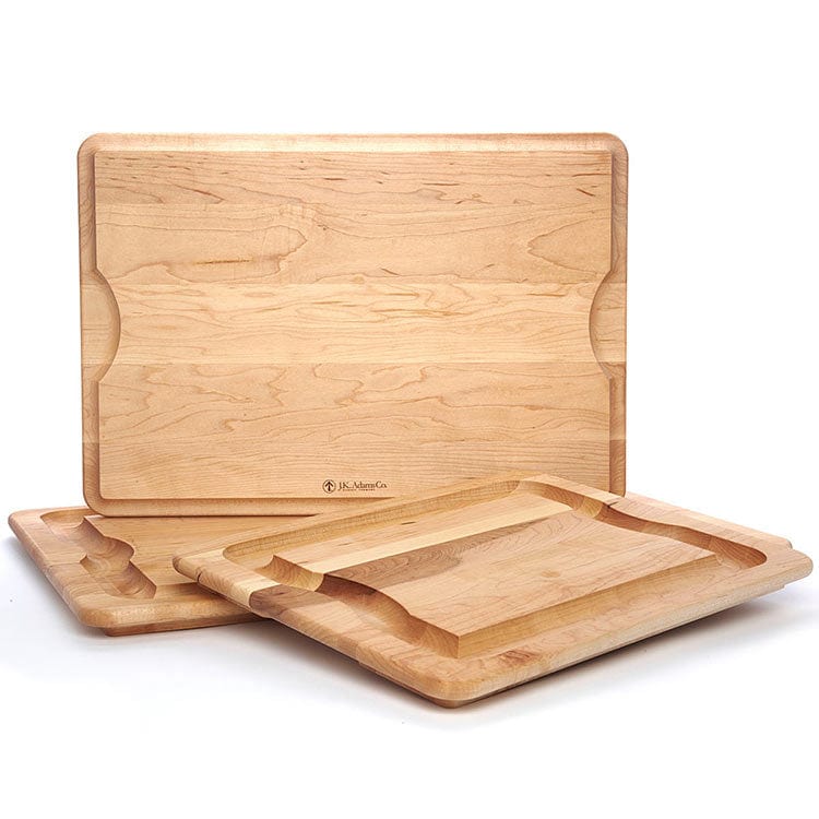 Premium J.K. Adams BBQ Carving Board - Large Wooden Cutting Board for Meat, Vegetables & Cheese - Perfect for Grilling, Entertaining & Kitchen Prep