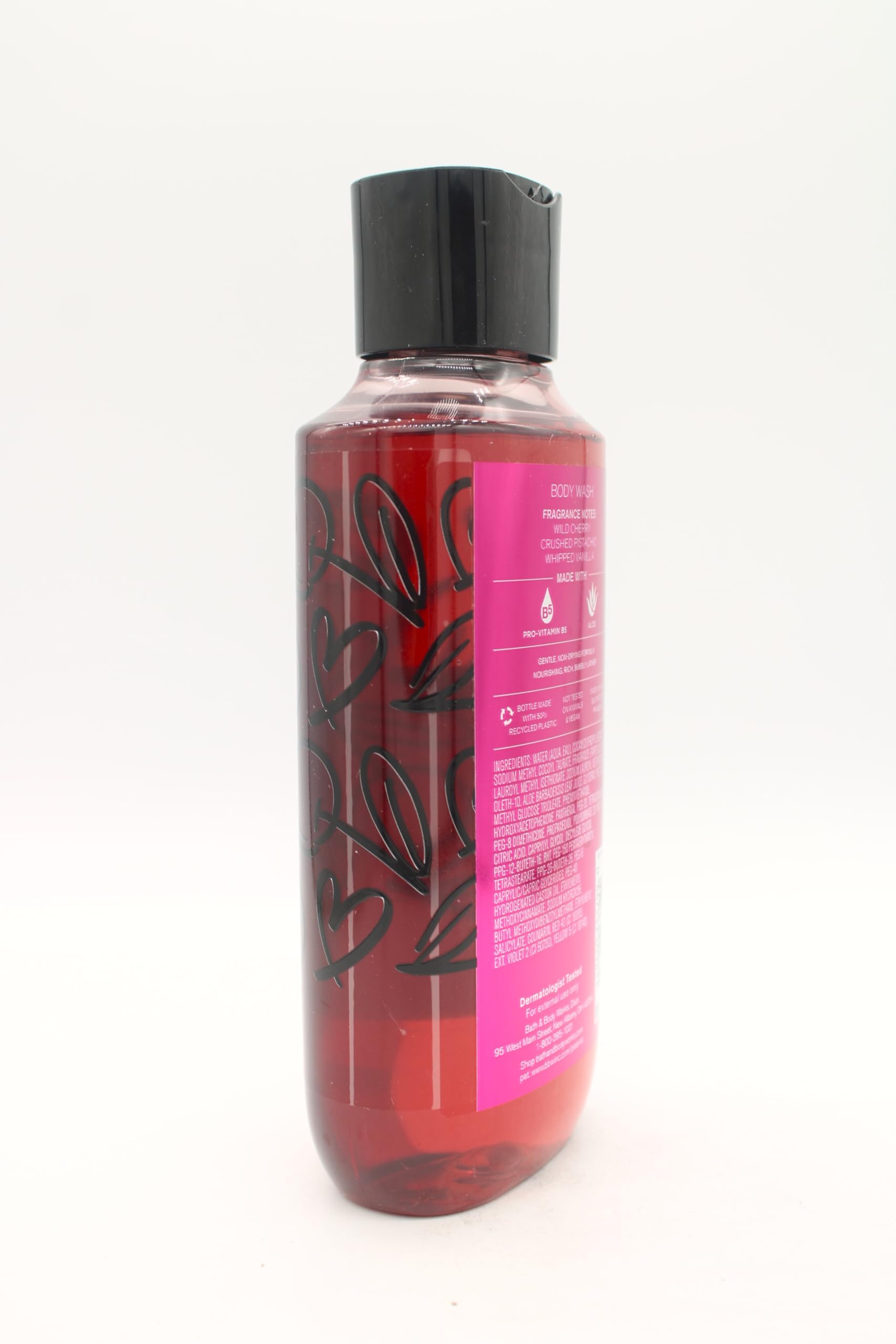 Sweet Heart Cherry Scented Shower Gel & Body Wash - 10 fl oz | Moisturizing Bath & Body Cleanser for Soft Skin - Perfect for Relaxing Showers & Spa Days