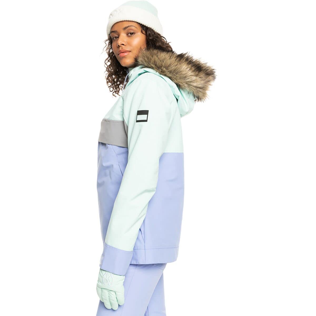 Roxy Shelter Women's Waterproof Windbreaker Jacket - Lightweight Outdoor Raincoat for Hiking, Running & Travel | Fashionable & Comfortable