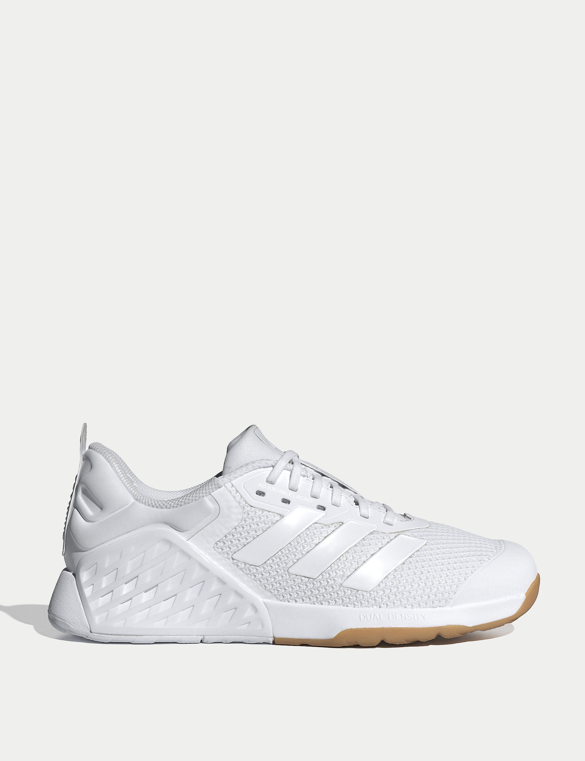 Dropset 3 Running Shoes for Men & Women - Cloud White/Crystal White - Lightweight Athletic Sneakers for Jogging, Gym Workouts & Casual Wear