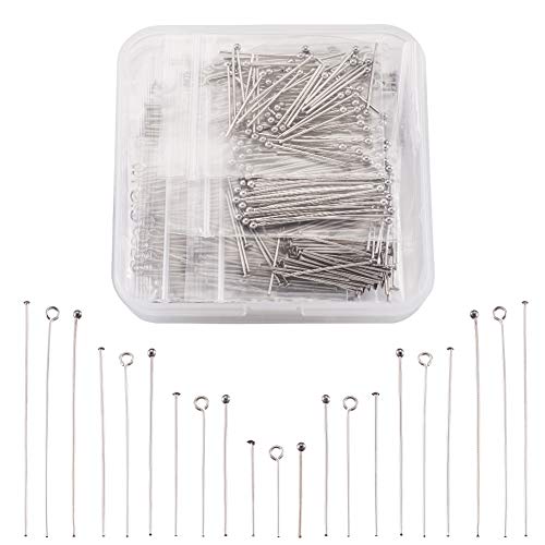 720pcs-ball/Flat/Eye Pins-stainless Steel