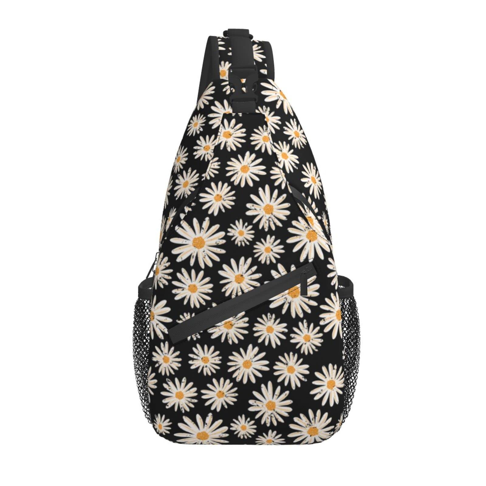 Daisy Sling Backpack - Crossbody Chest Bag for Men & Women - Lightweight Travel Hiking Daypack - Perfect for Outdoor Adventures, Commuting & Daily Use