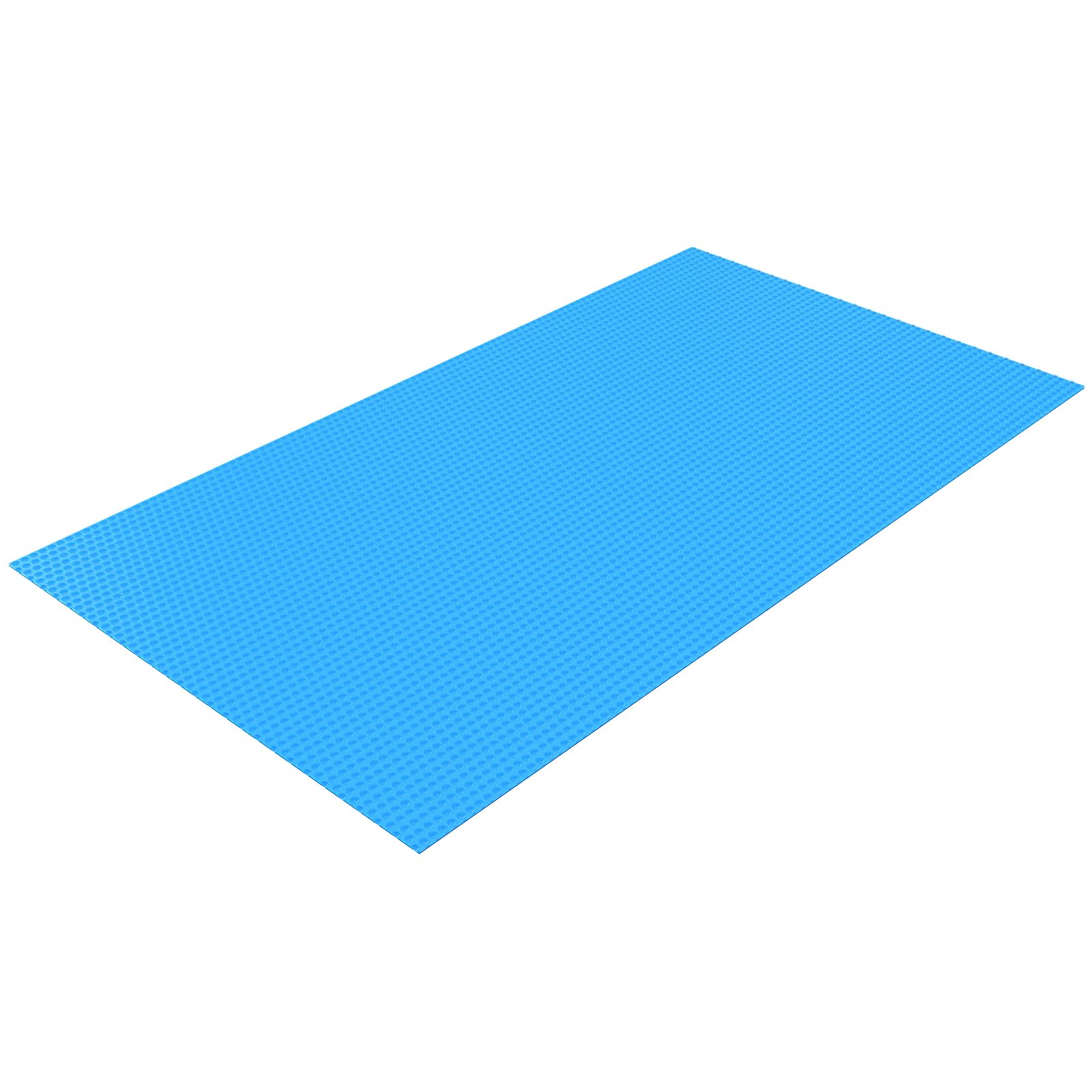 VEVOR 32 x 16 ft Rectangle Solar Pool Cover - 12 Mil Thick Blue Bubble Solar Blanket for Inground & Above Ground Swimming Pools | Heat Retention & Energy Saving | Perfect for Summer Pool Heating & Winter Protection