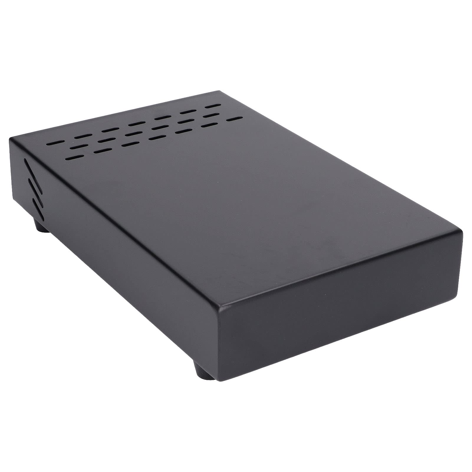 Premium Heavy Duty Stainless Steel Coffee Knock Box - Non-Slip, Thickened Design for Espresso Grounds Disposal | Perfect for Home Baristas & Coffee Shops (Black)