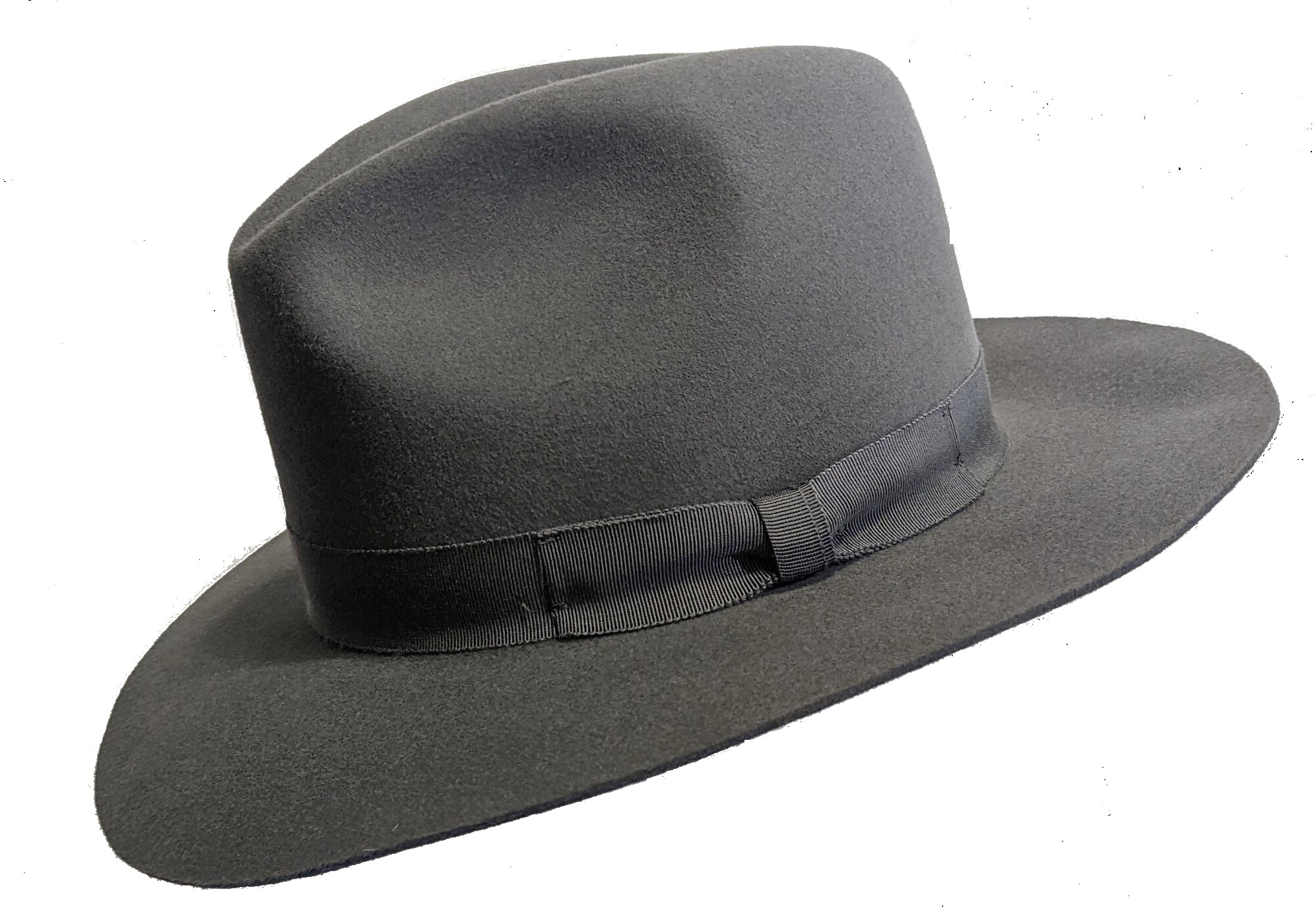 Magill Ultra Light Fur Felt Fedora Hat in Gunmetal Grey - Stylish Vintage Headwear for Men, Perfect for Outdoor Events, Weddings & Casual Wear
