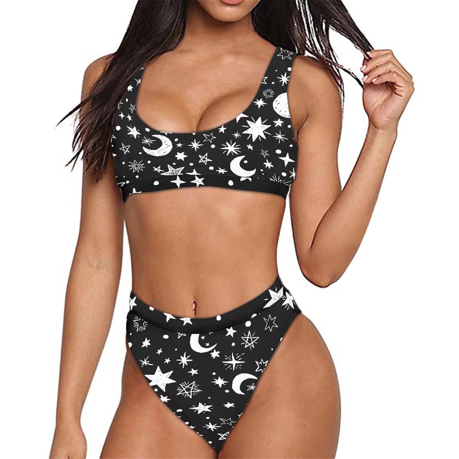 AFPANQZ Women's Printed Tankini Set with Shorts - Stylish Two Piece Swimsuit for Beach, Pool & Summer Vacations | Comfortable Bathing Suit for Swimming, Sunbathing & Water Activities