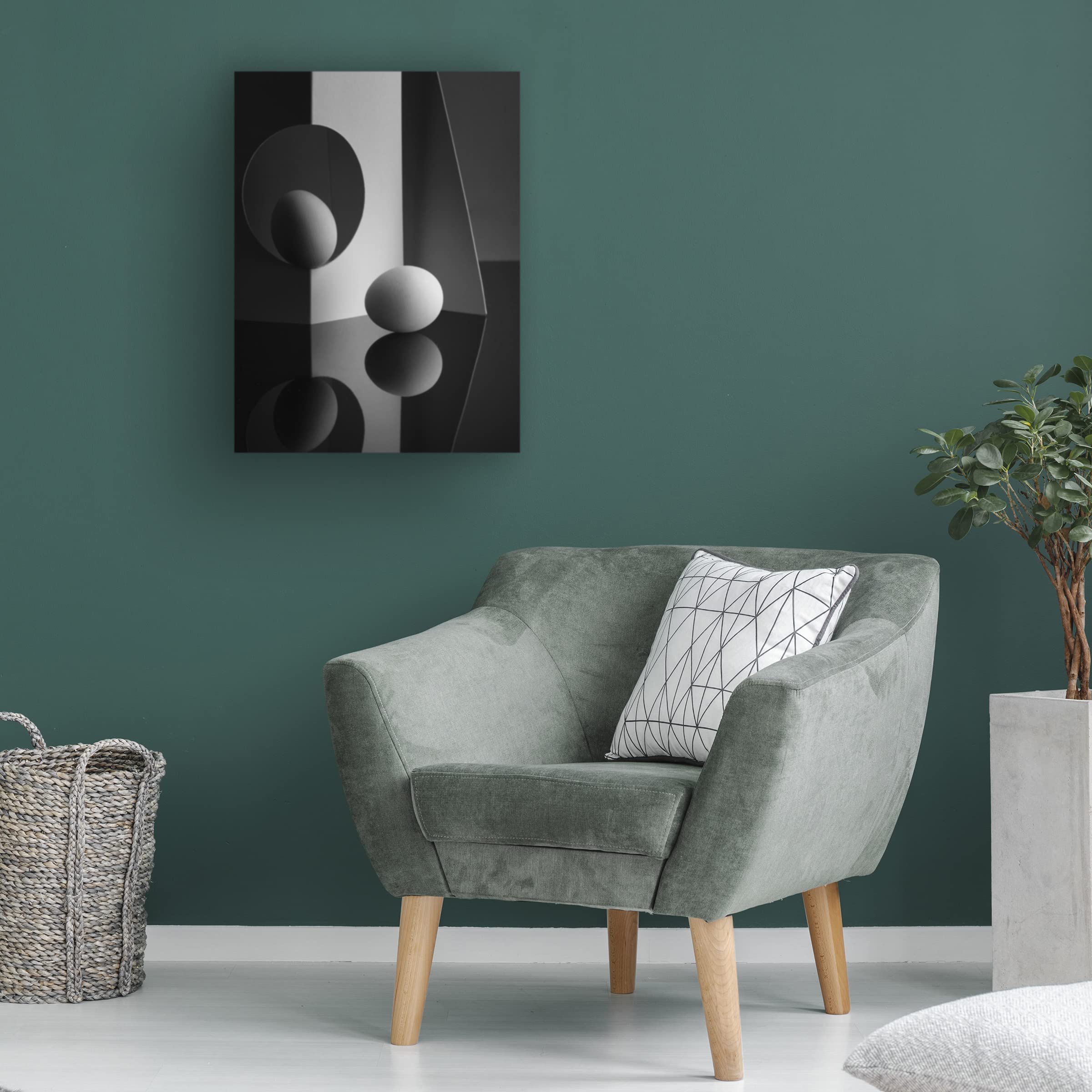 Vladimir Pavlovskyy 'Equilibrium' Canvas Wall Art Print - Modern Abstract Painting for Living Room, Bedroom & Office Decor | Trademark Fine Art Collection