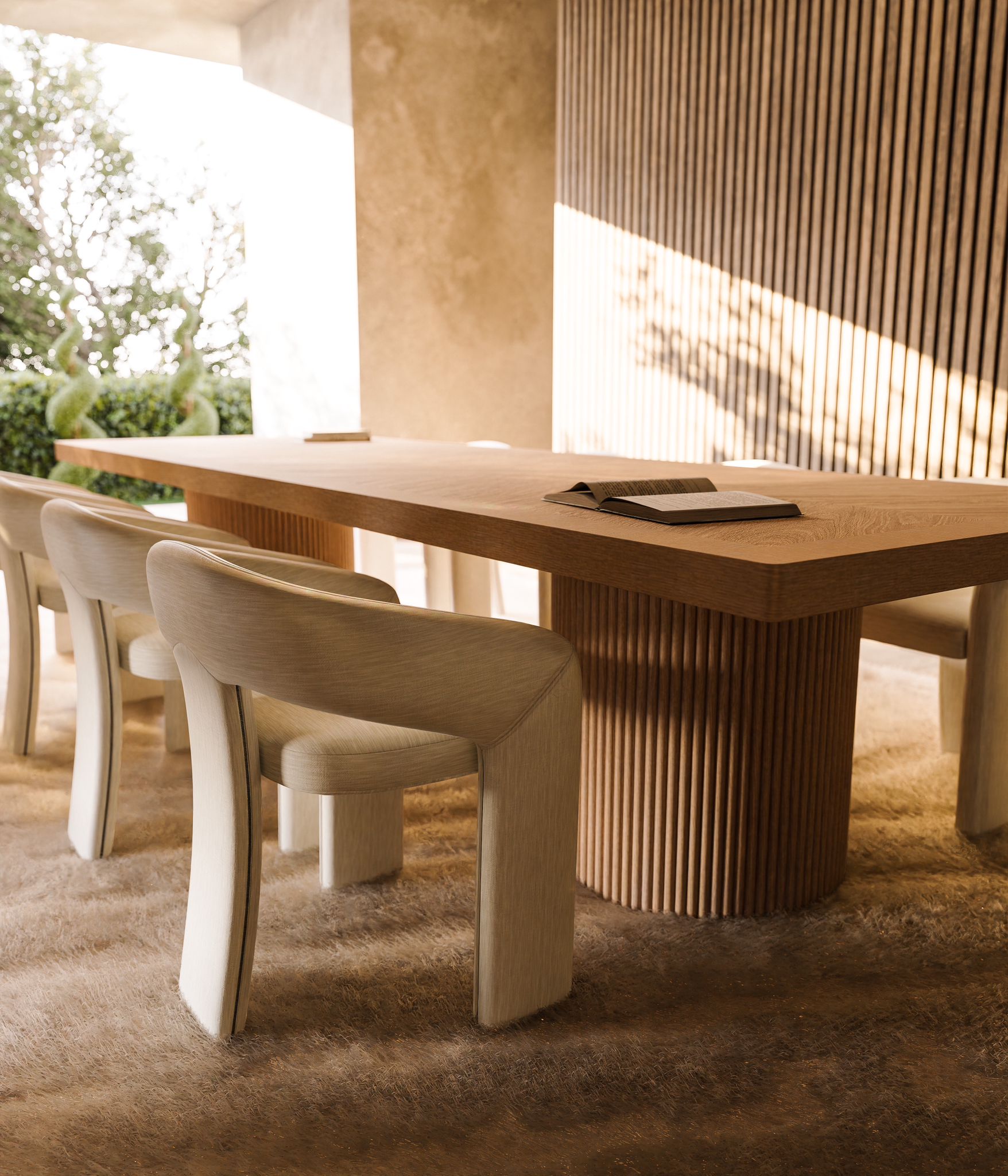 Belinda Dining Table - Modern Wooden Dining Table Set (3-Piece) for Home, Kitchen, and Restaurant Use