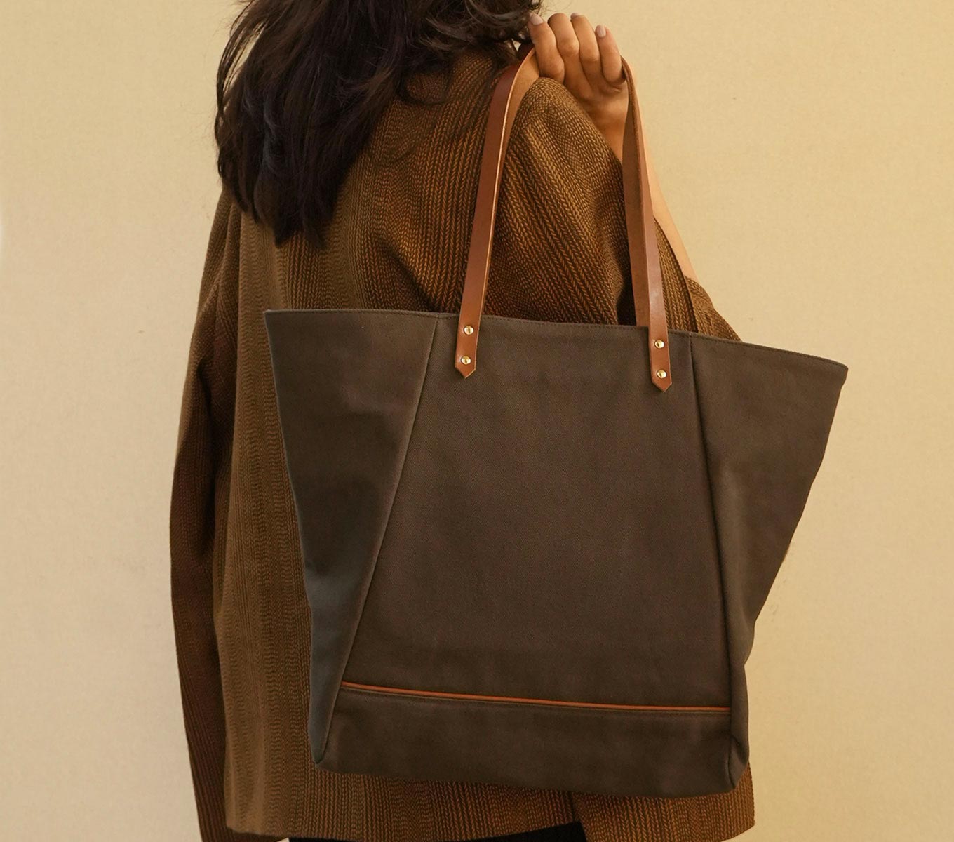 Stylish Jhola Bag for Women - Handmade Cotton Boho Shoulder Bag - Perfect for Travel, Shopping & Casual Outings