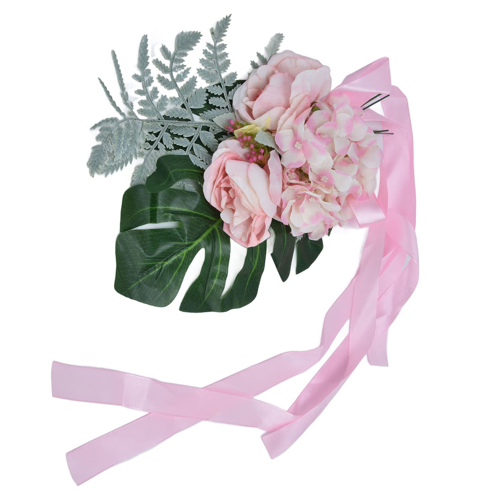 Realistic Artificial Wedding Flowers - Handmade Chair Back Decor for Wedding Photography | Perfect for Ceremony, Reception & Bridal Party Decorations