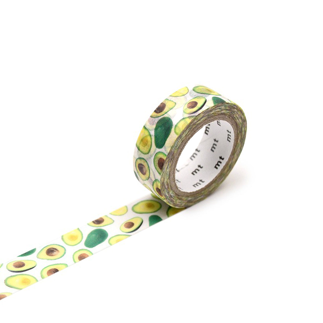 Avocado Washi Tape Roll - Decorative Masking Tape for Scrapbooking, DIY Crafts, and Gift Wrapping - Perfect for Journals, Bullet Planners, and Home Decor