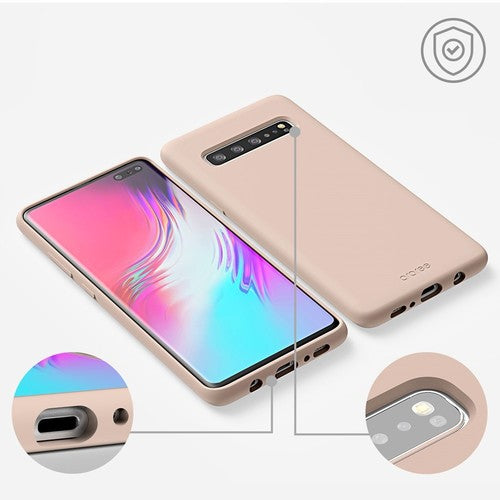 Araree Typo Skin Case for Samsung Galaxy S10 5G - Slim Protective Cover (Red/Black/Deep Blue) | Perfect for Everyday Use & Travel Protection