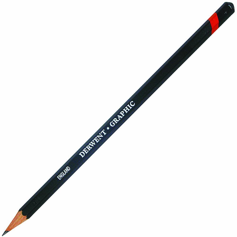 12 Pack Derwent Graphic Pencils 8B - Professional Sketching Pencils for Artists, Drawing & Shading - Perfect for Sketchbooks, Portraits & Dark Tones