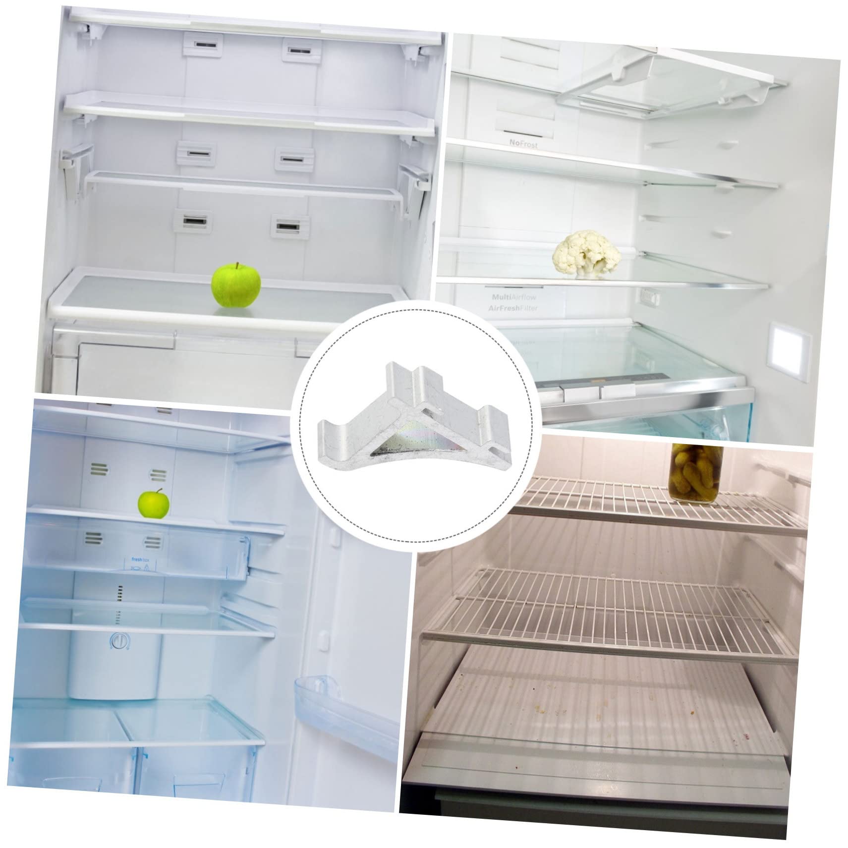 GLEAVI Fridge Shelf Clips - Sturdy Freezer Clips with Dovetail Design for Home & Restaurant Use