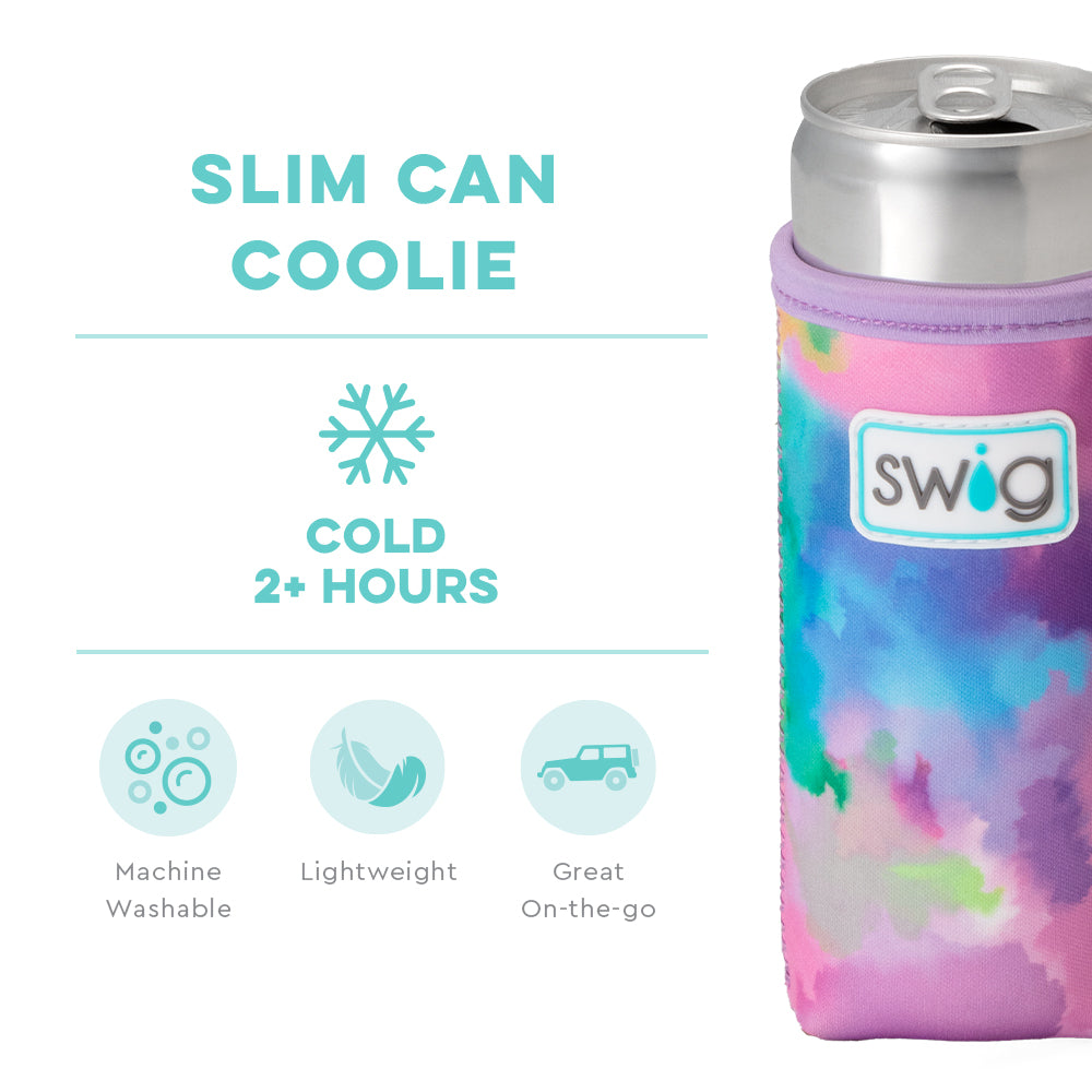 Cloud Nine Slim Can Cooler - Insulated Neoprene Sleeve for 12oz Cans - Perfect for Beach, Picnics, and Outdoor Parties