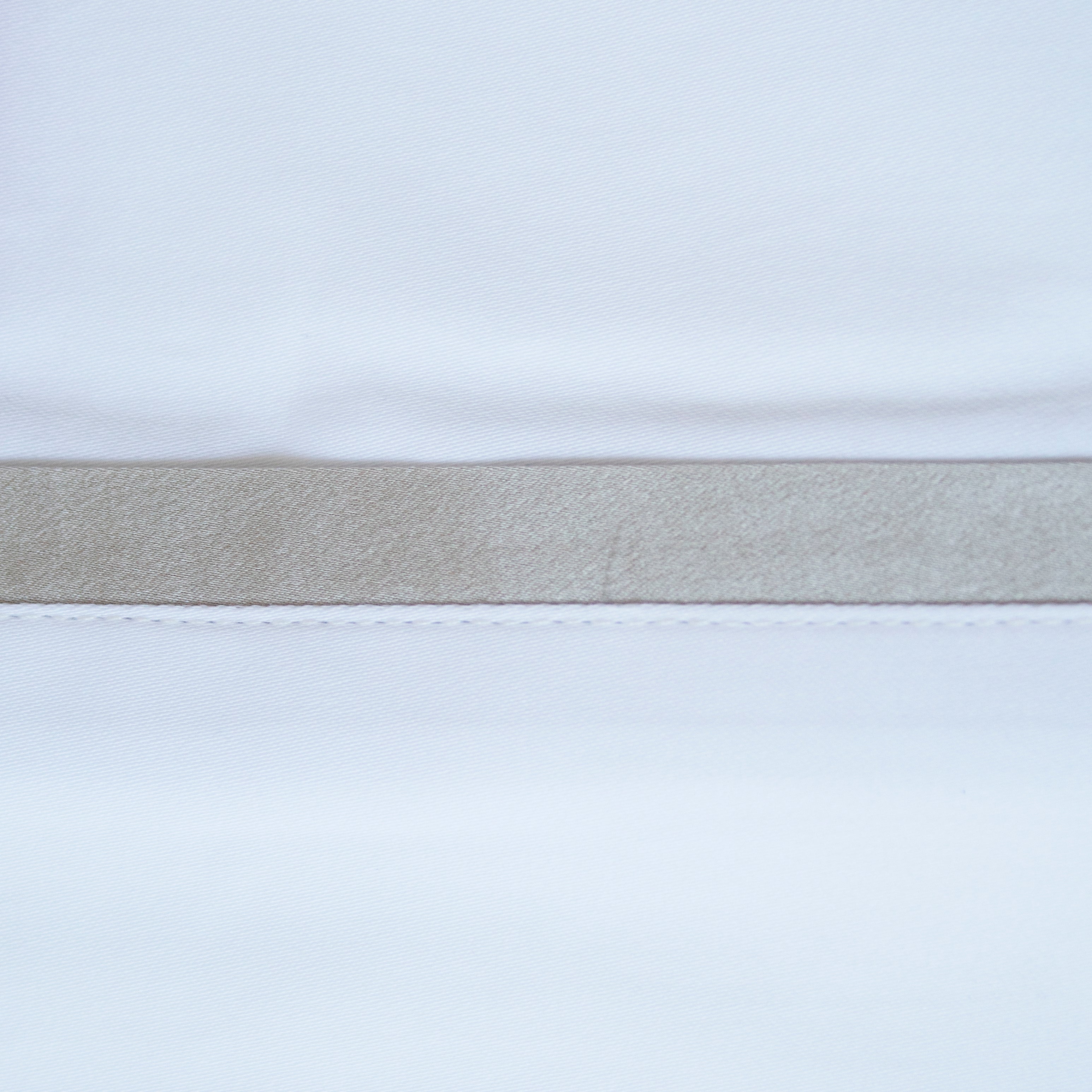 Luxury White Silk Trim Pillowcases - Soft & Hypoallergenic for Better Sleep - Perfect for Bedroom, Hotel, or Spa Decor