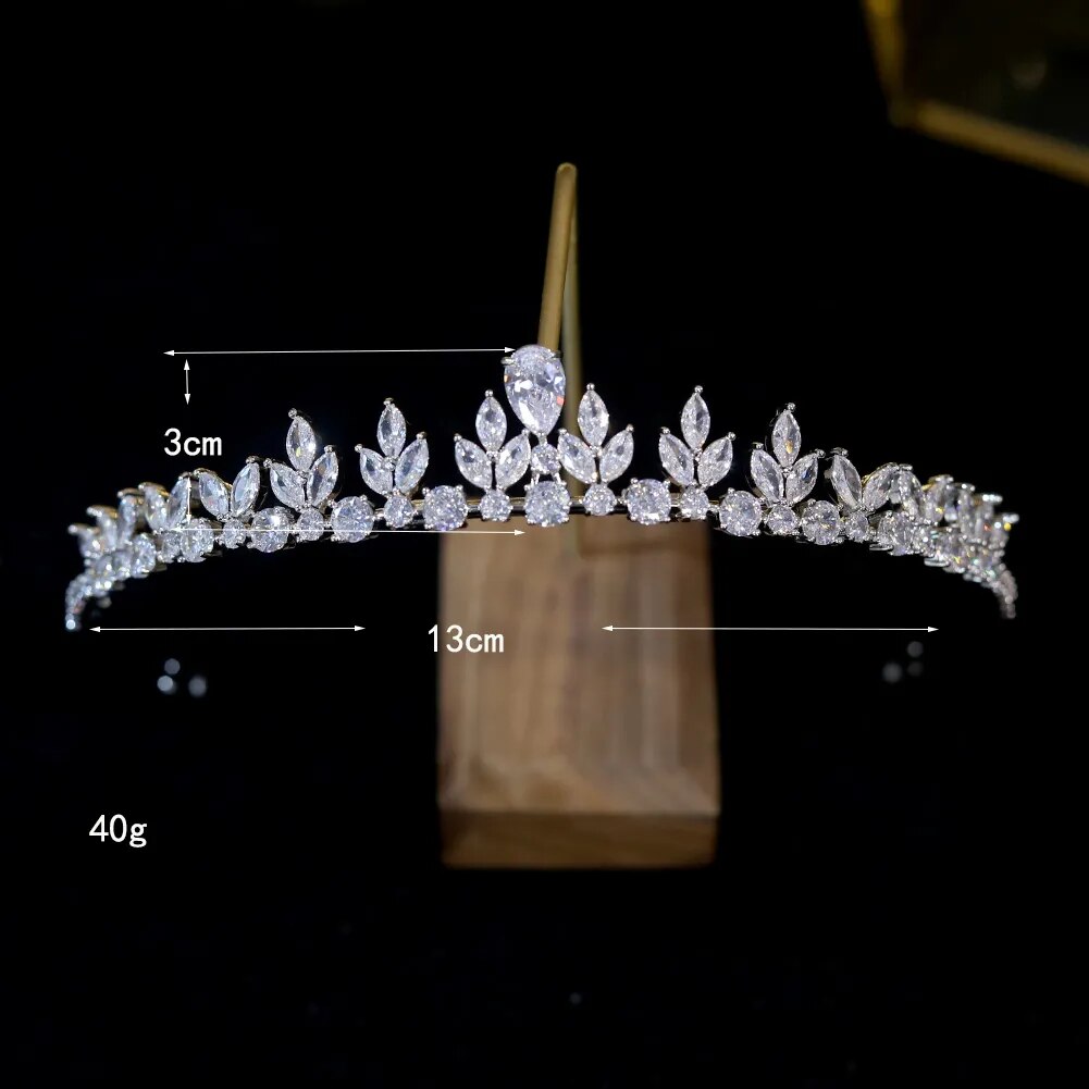 Elegant Crown Diadem Arab Tiaras for Women - Bridal Headpiece Wedding Accessories - Perfect for Princess Parties, Prom, Pageants and Special Occasions