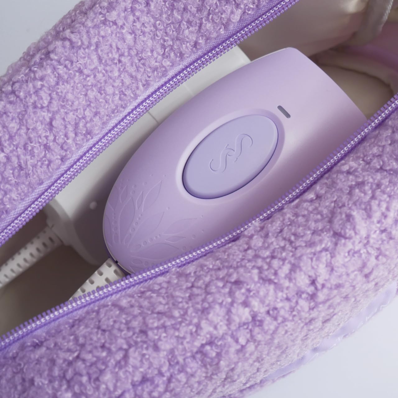 Smoothskin Pure Mini Lite IPL Hair Removal Device - Permanent Laser Hair Removal for Body, Face & Bikini Area with Lilac Case & Teddy Pouch | Painless At-Home Hair Remover Alternative to Salon Treatments | Perfect for Travel, Gifting & Personal Care Routine