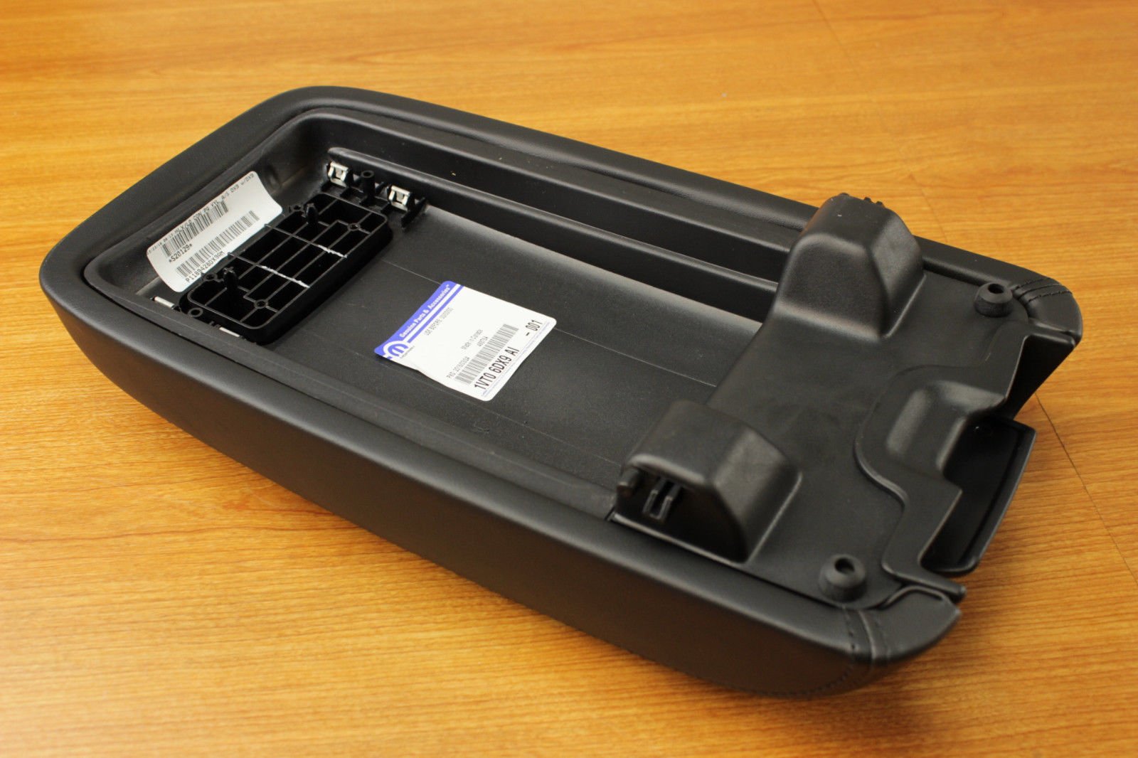 Mopar Chrysler 300 Dodge Charger Black Leather Front Armrest OEM Replacement - Comfort Upgrade for Long Drives & Road Trips