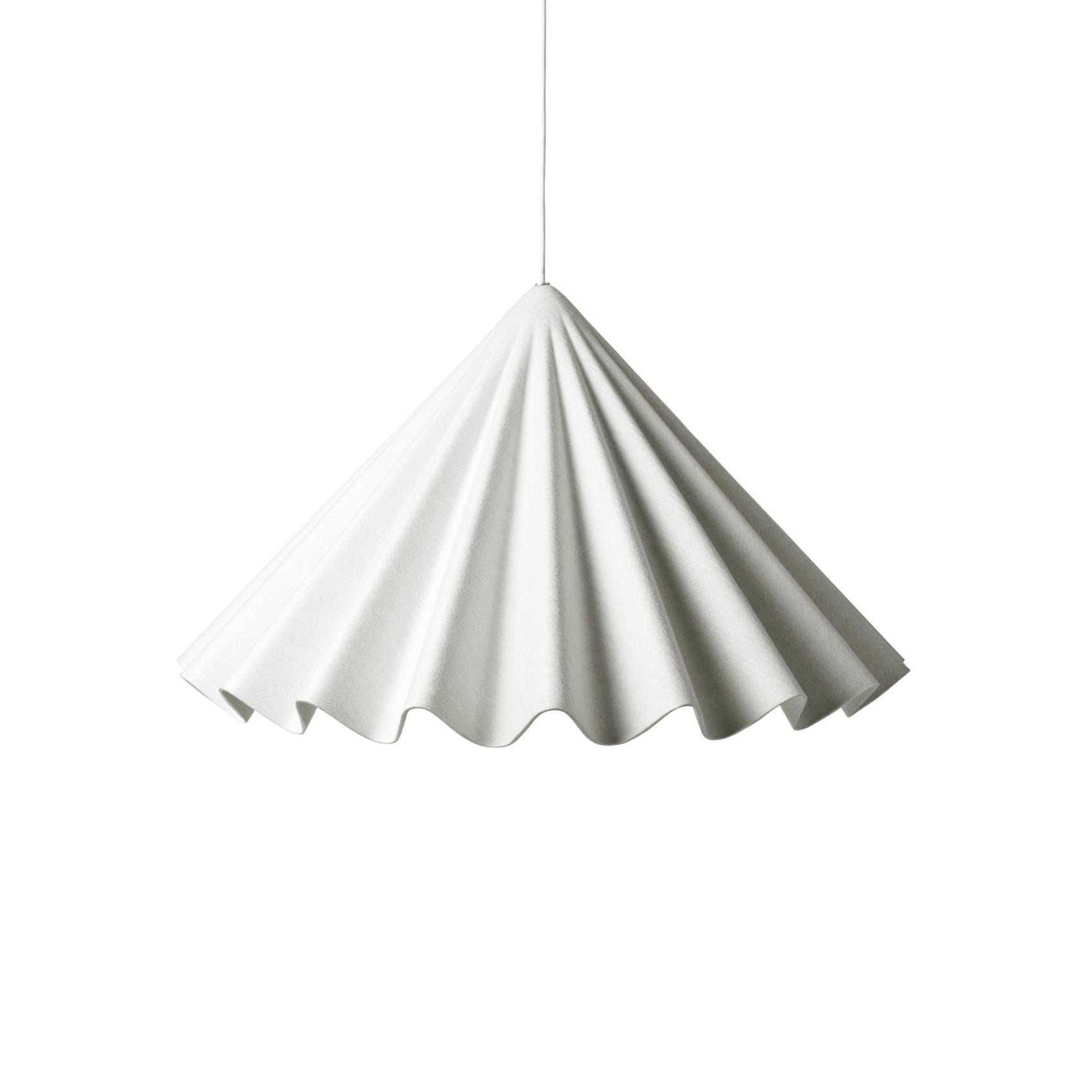 AUDO CPH 95cm Off White Dancing Pendant Light - Modern Scandinavian Ceiling Lamp for Living Room, Bedroom, or Dining Area