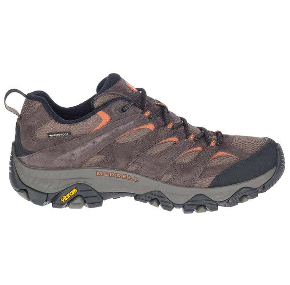Merrell Moab 3 WP Waterproof Hiking Boots for Men - Durable Outdoor Shoes for Trail Walking, Backpacking & Mountain Climbing