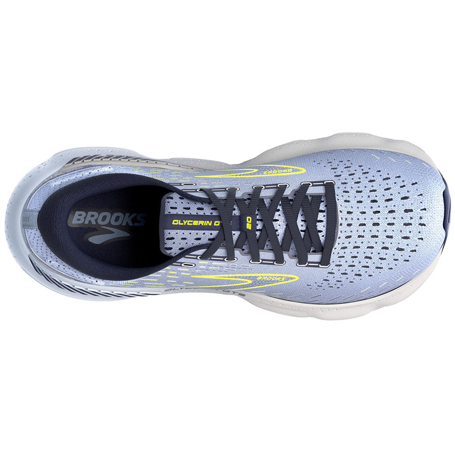 Best Women's Running Shoes - Brooks Glycerin GTS 20 for Maximum Cushion & Support - Perfect for Long Distance Running, Jogging & Gym Workouts