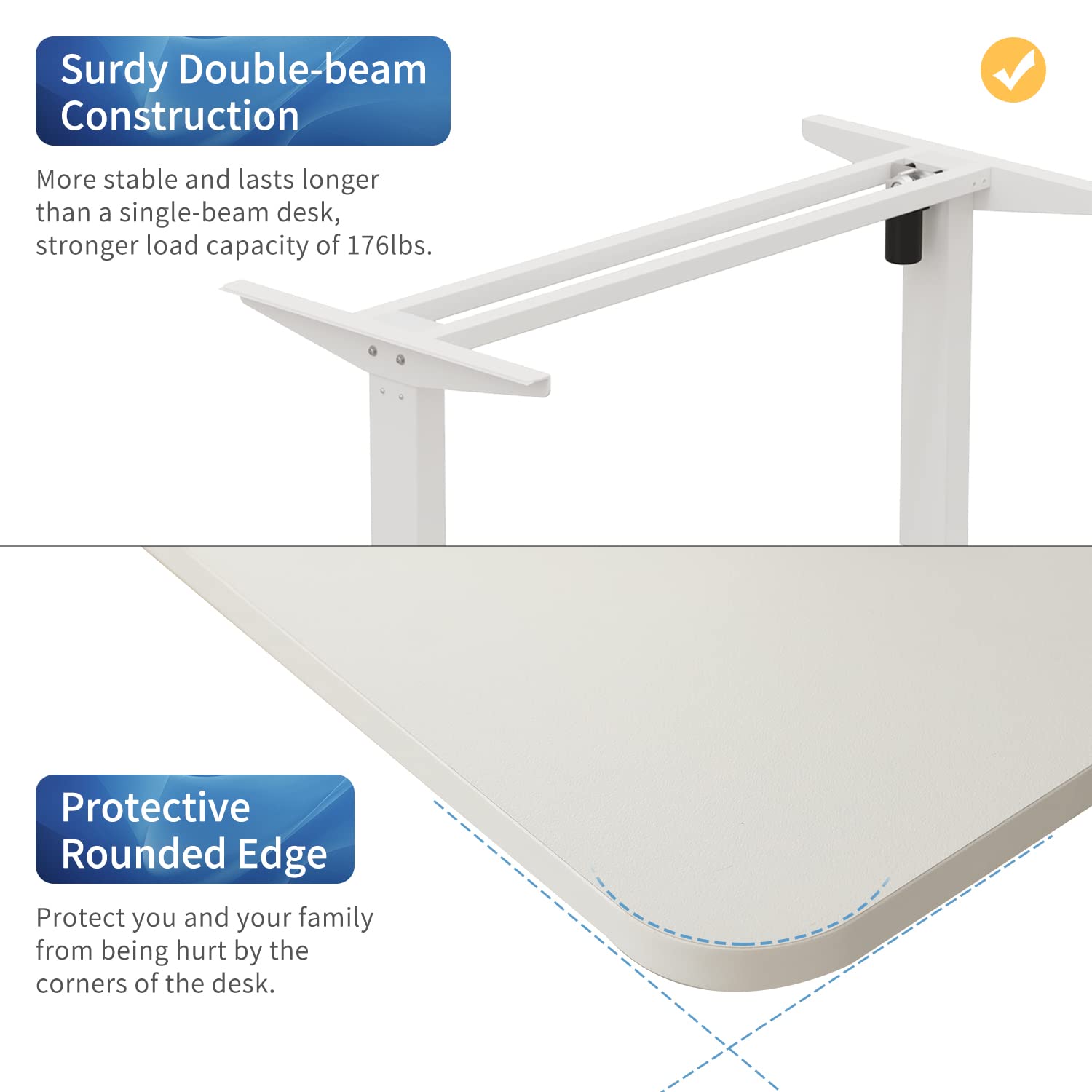 Electric Standing Desk 55x24
