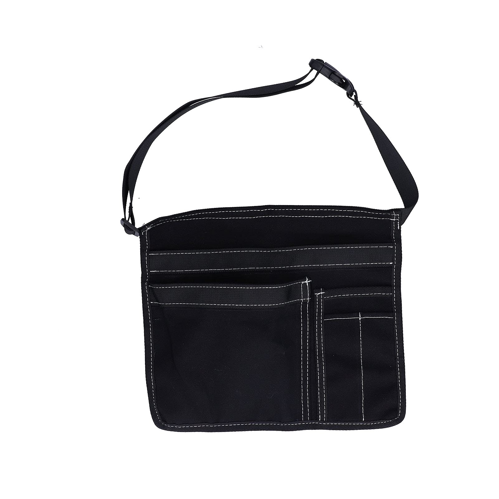Durable Lightweight Tool Pouch & Belt for Electricians, Construction, Climbing & Outdoor Work - Heavy Duty Black Utility Pouch for Tools, Gardening & DIY Projects