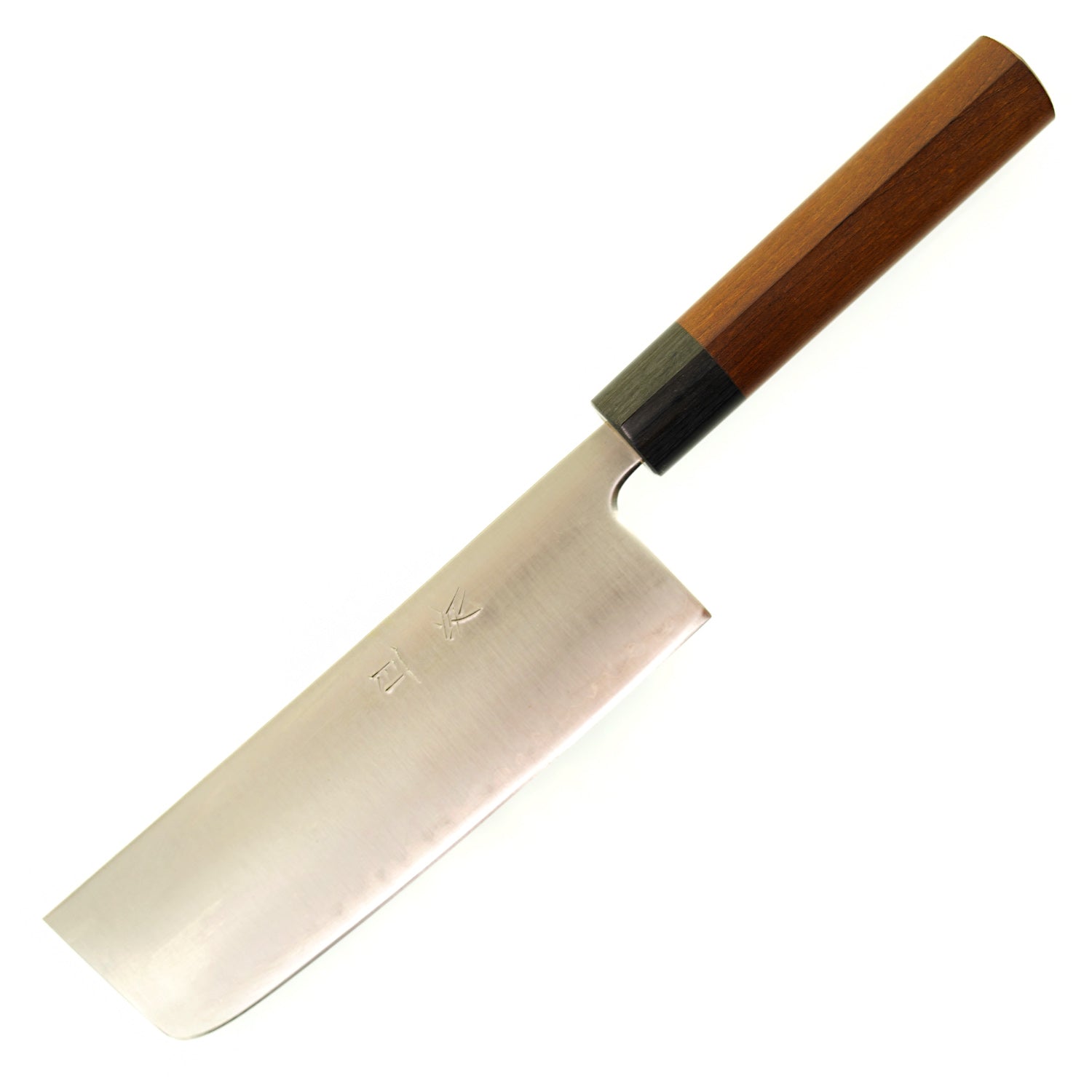 Premium Akifusa Nakiri Japanese Vegetable Knife 165mm - High Carbon Steel Blade for Professional Chefs & Home Cooking - Perfect for Slicing, Dicing & Chopping Vegetables