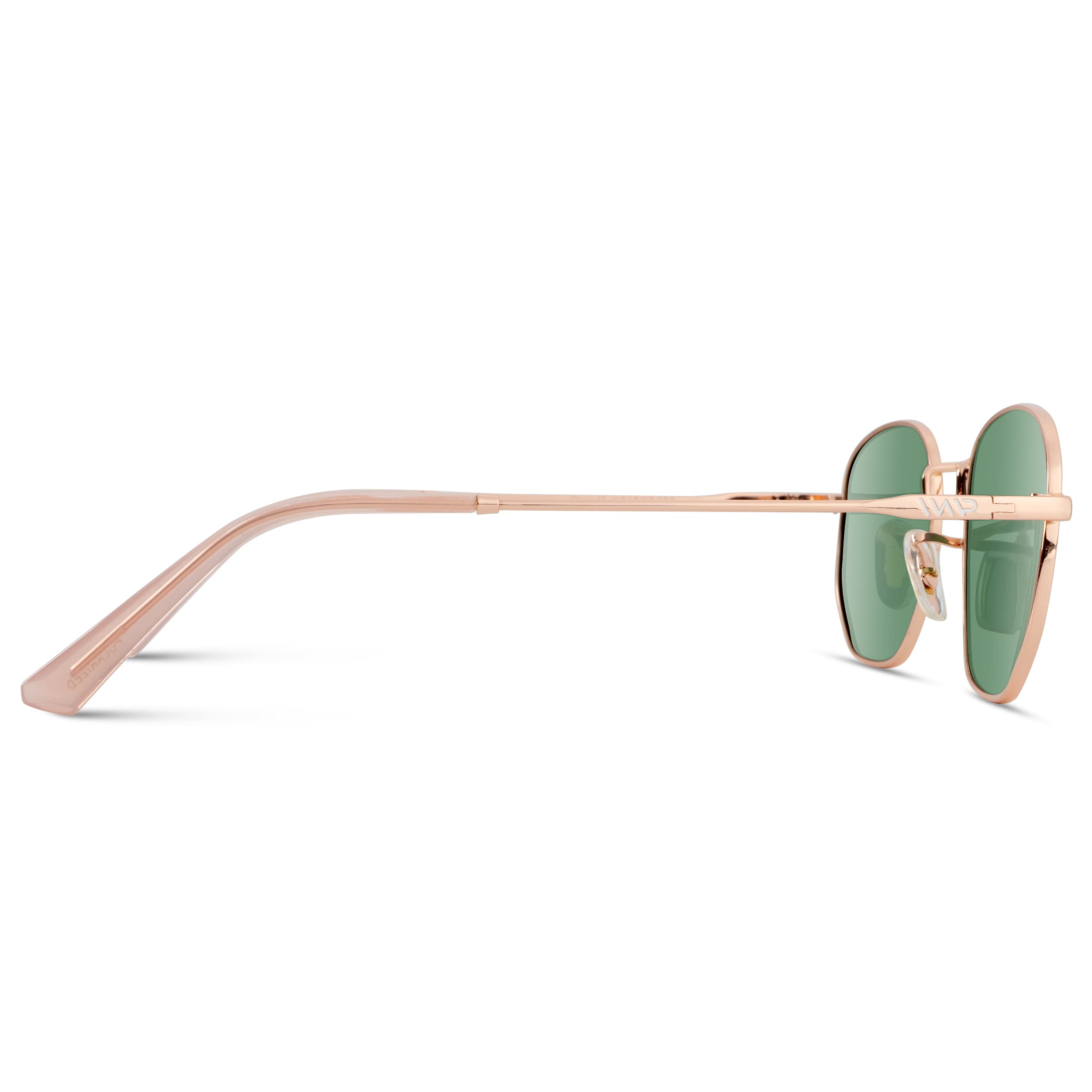 WearMe Pro Polarized Hexagon Retro Sunglasses for Men & Women - UV Protection, Fashion Round Frame - Perfect for Driving, Beach & Outdoor Activities