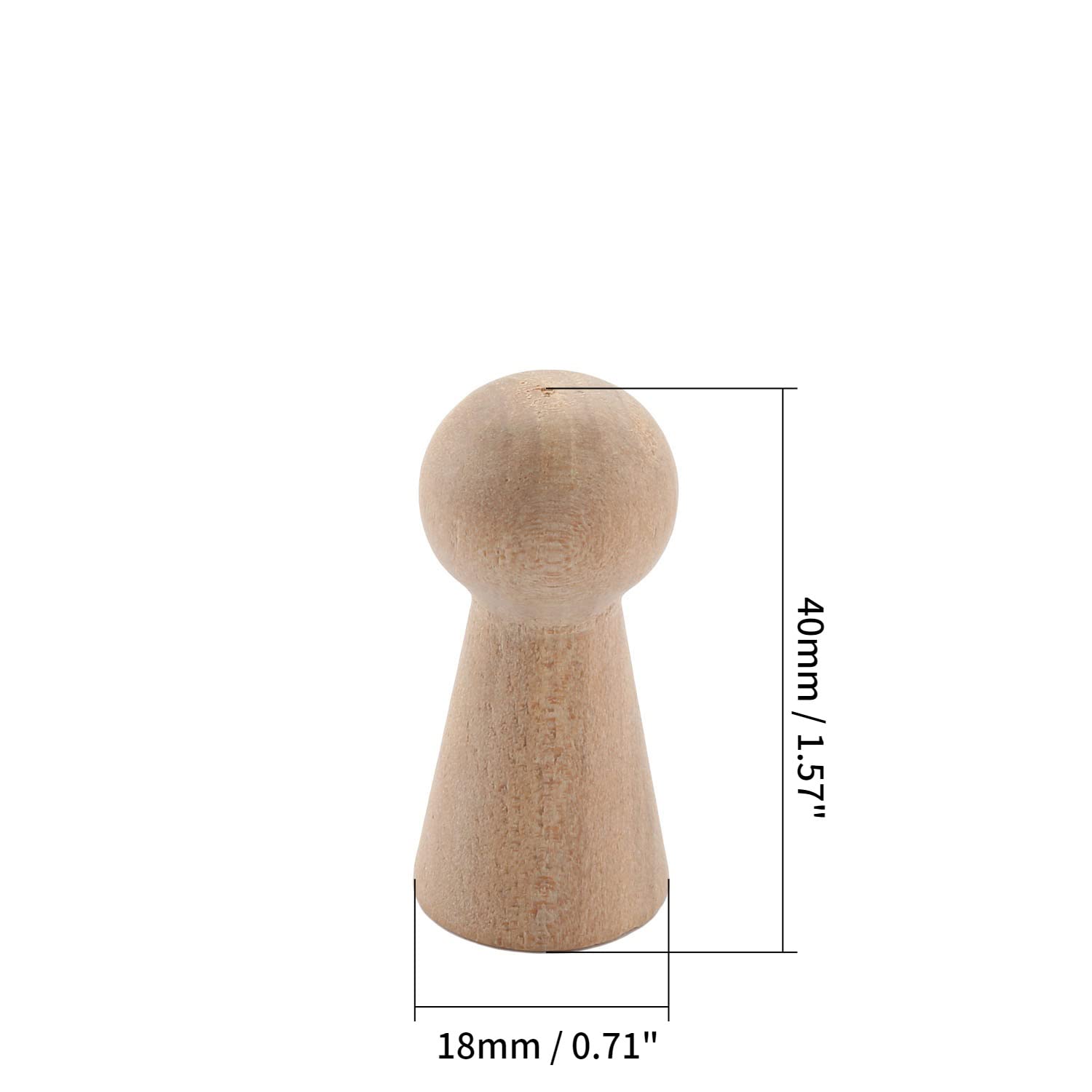 Vintage Wooden Coat Hooks Wall Mount - Handmade Single Organizer Hangers, Pack of 10 - Perfect for Entryway, Bedroom, Bathroom & Closet Organization