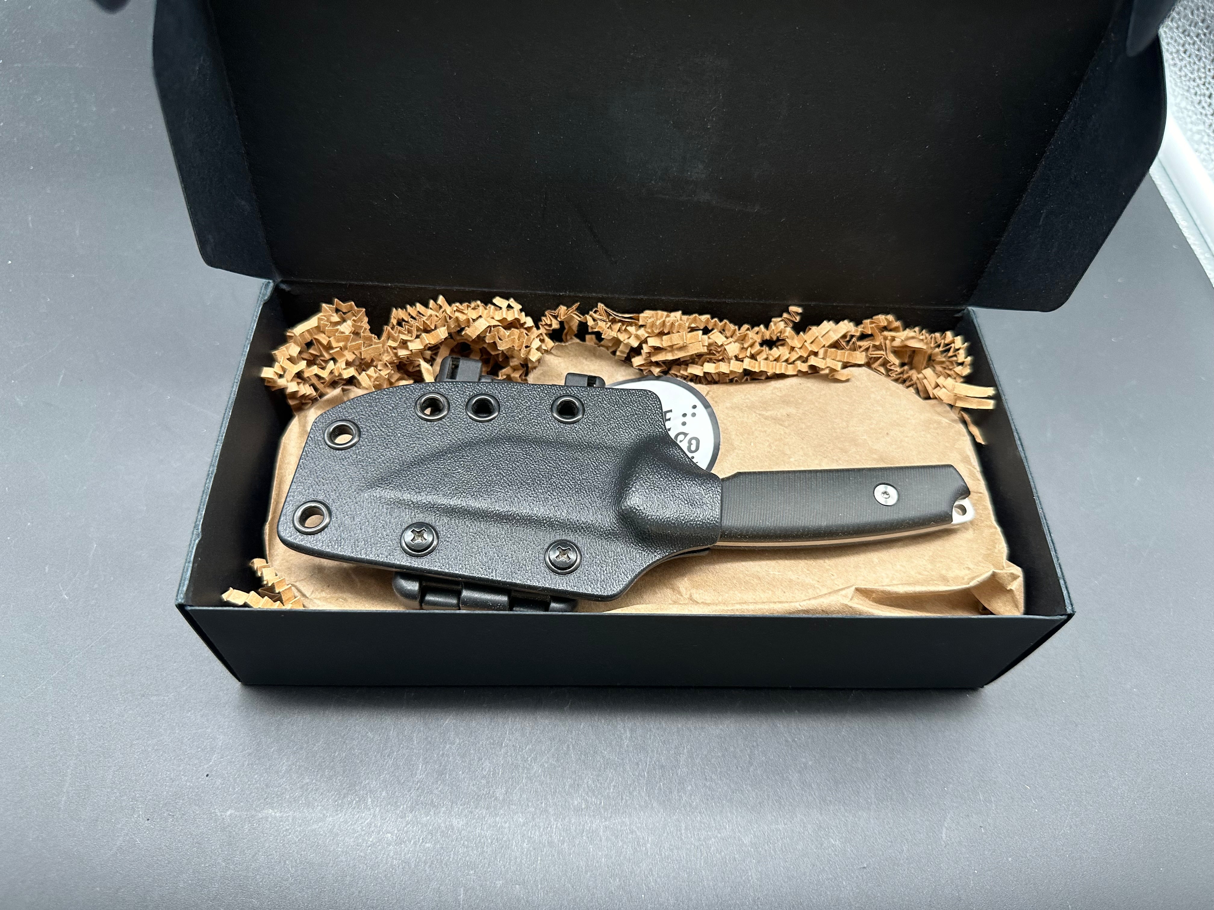 Premium Tactical Knife Dreadeye Magnacut with Boltaron Sheath - Outdoor Survival, Hunting, Camping & EDC Gear