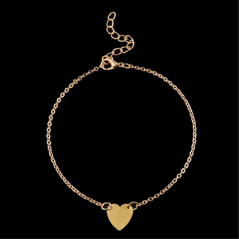 Elegant Silver & Gold Adjustable Memorial Jewelry - Women's Heart Bracelet & Anklet for Ashes (Pet Urn for Dogs/Cats) - Perfect for Funeral Remembrance & Keepsake Gifts