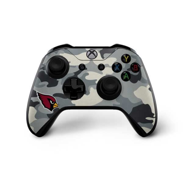Officially Licensed NFL Arizona Cardinals Camo Gaming Skin Decal for Xbox One X Bundle - Protective Vinyl Cover for Gaming Consoles & Controllers - Perfect for Gamers & Sports Fans
