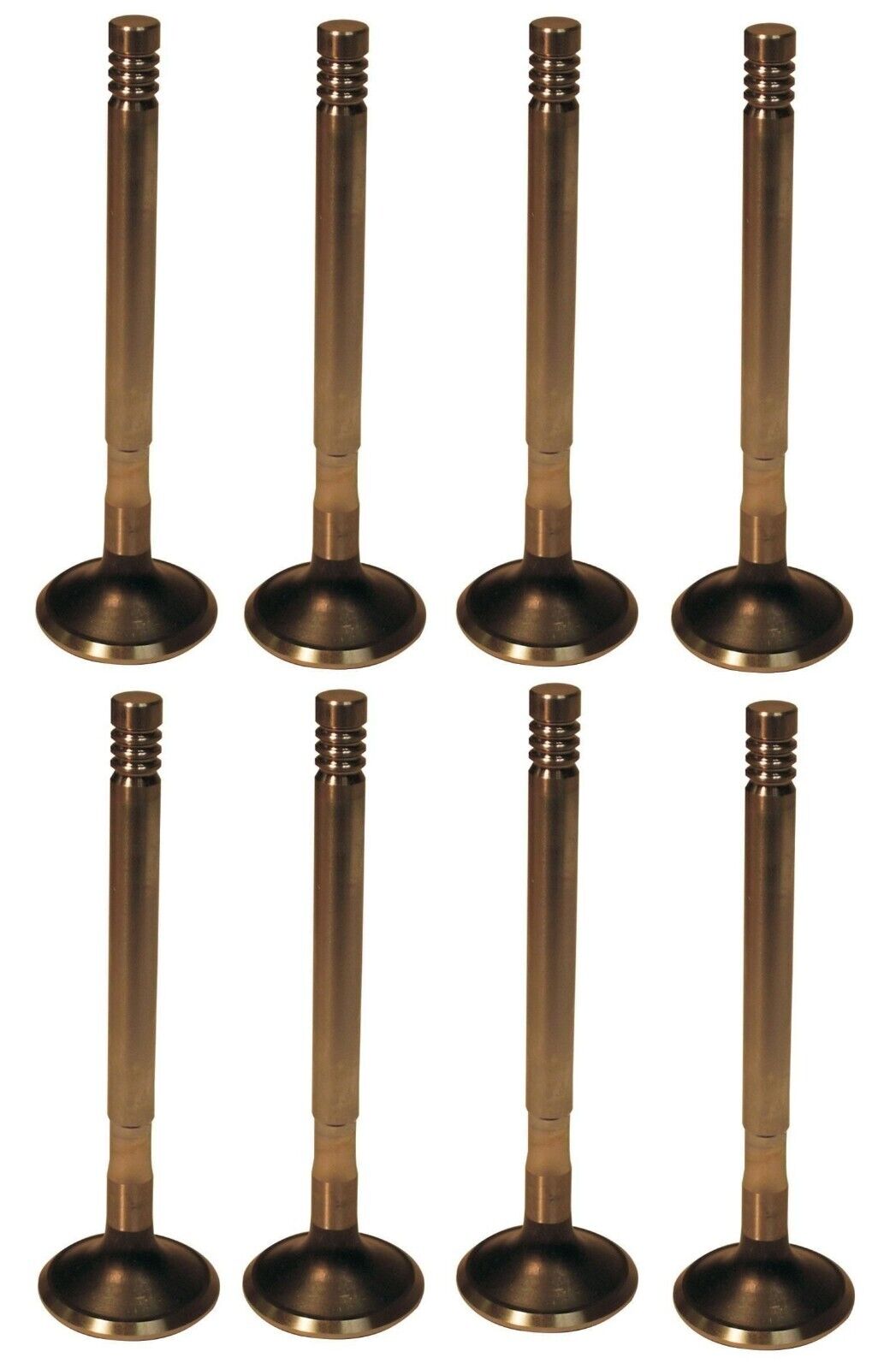 Chrysler Dodge Plymouth 273 318 1.50 Head Exhaust Valves Set of 8 (4 Groove) - High Performance Replacement for Engine Repair & Restoration Projects