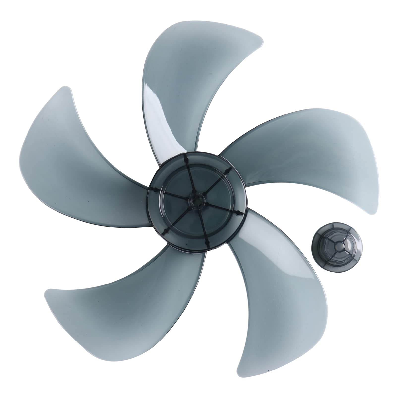 Aislor 12/14 Inch Universal Fan Blade Replacement with Nut Cover - Gray 14