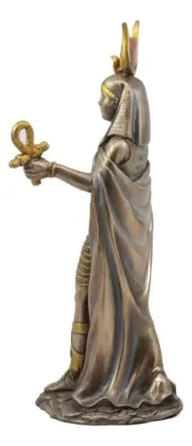 Hathor Egyptian Goddess Statue - Ancient Egyptian Deity Figurine for Home Decor, Altar, or Spiritual Practice | Perfect for Meditation, Gifts, and Collectors