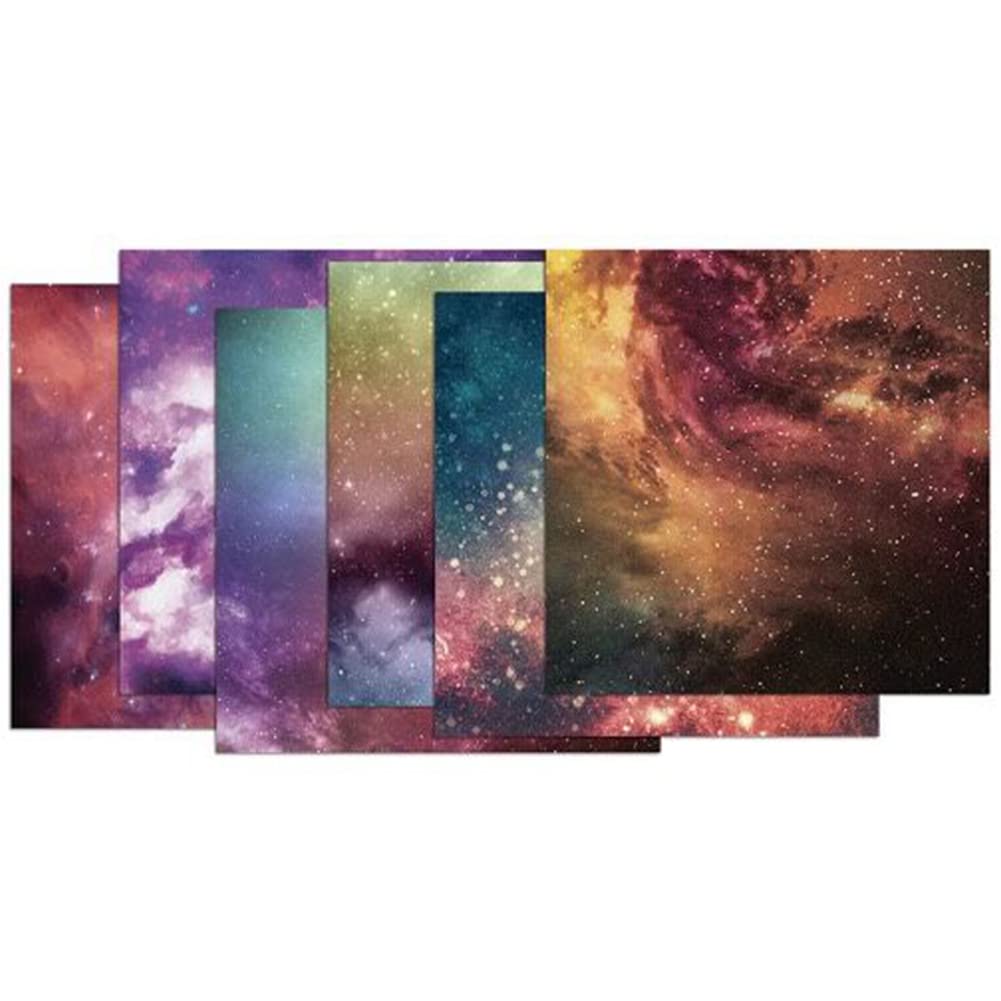 12x12 Scrapbook Paper - Double Sided Starry Sky Origami Paper for DIY Scrapbooking, Card Making, Photo Albums & Gift Wrapping | 12 Beautiful Designs, 24 Sheets | Perfect for Memory Books, Journaling & Home Decor