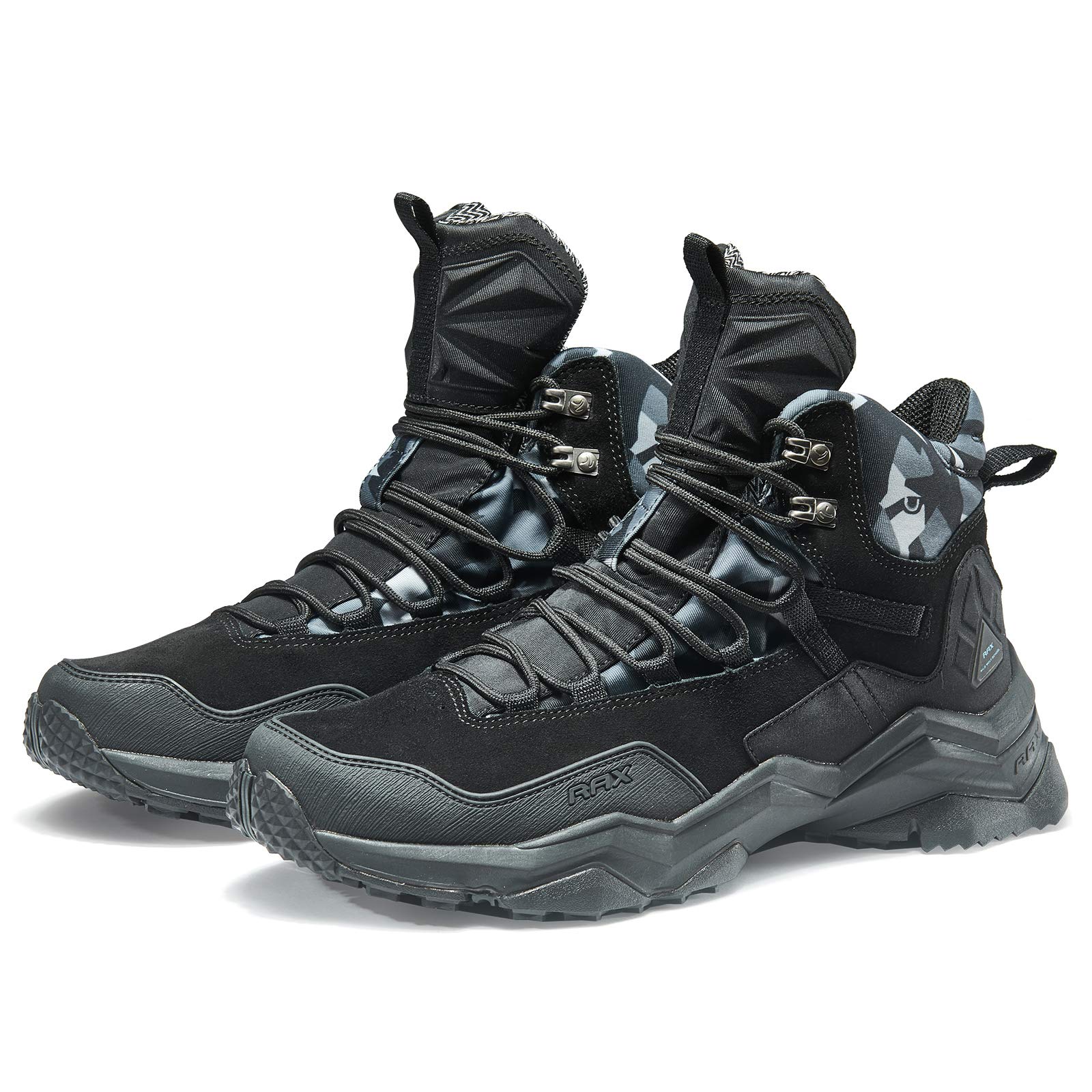 RAX Men's Wild Wolf Mid Venture Waterproof Lightweight Hiking Boots - Durable Outdoor Trekking Shoes for Trail Running, Camping & Mountain Climbing
