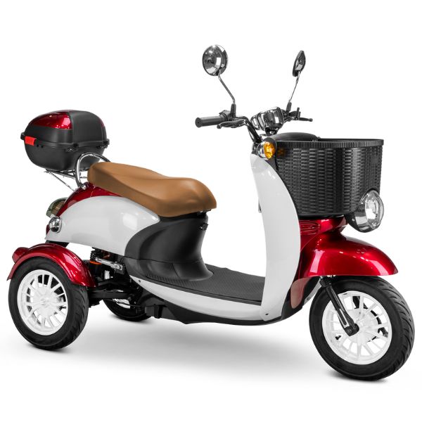 Premium Supreme 3-Wheel Mobility Scooter for Adults - Lightweight Electric Scooter with Long Battery Life - Ideal for Shopping, Travel & Outdoor Activities