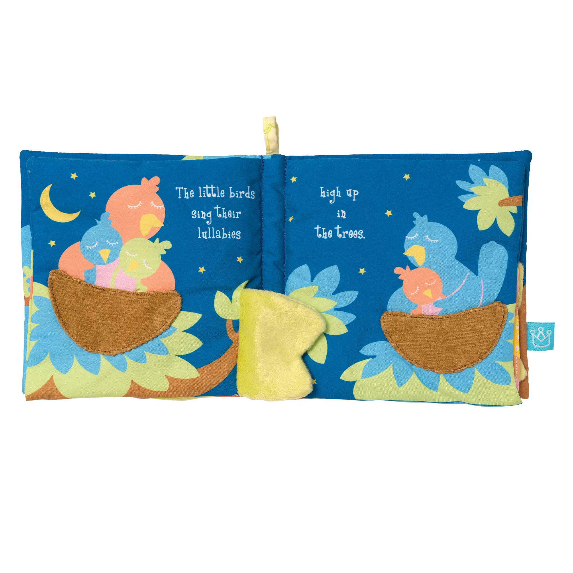 Manhattan Toy Snuggle Pods - Goodnight My Sweet Pea Interactive Baby Book | Soft Plush Toy & Storybook for Toddlers | Perfect Bedtime Story Gift for Newborns & Infants